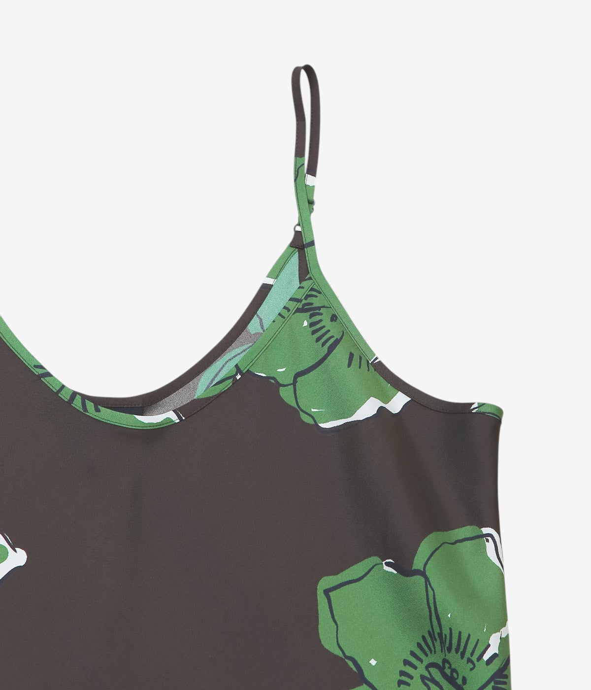 BANANATIME ''BIAS SLIPDRESS'' ( WINTER ROSE CHOCOLATE)