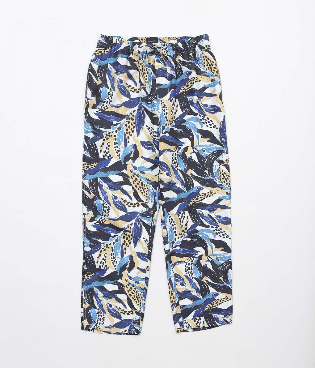 BANANATIME ''EASY PANT''(SEAWEED ECRUBLUE)