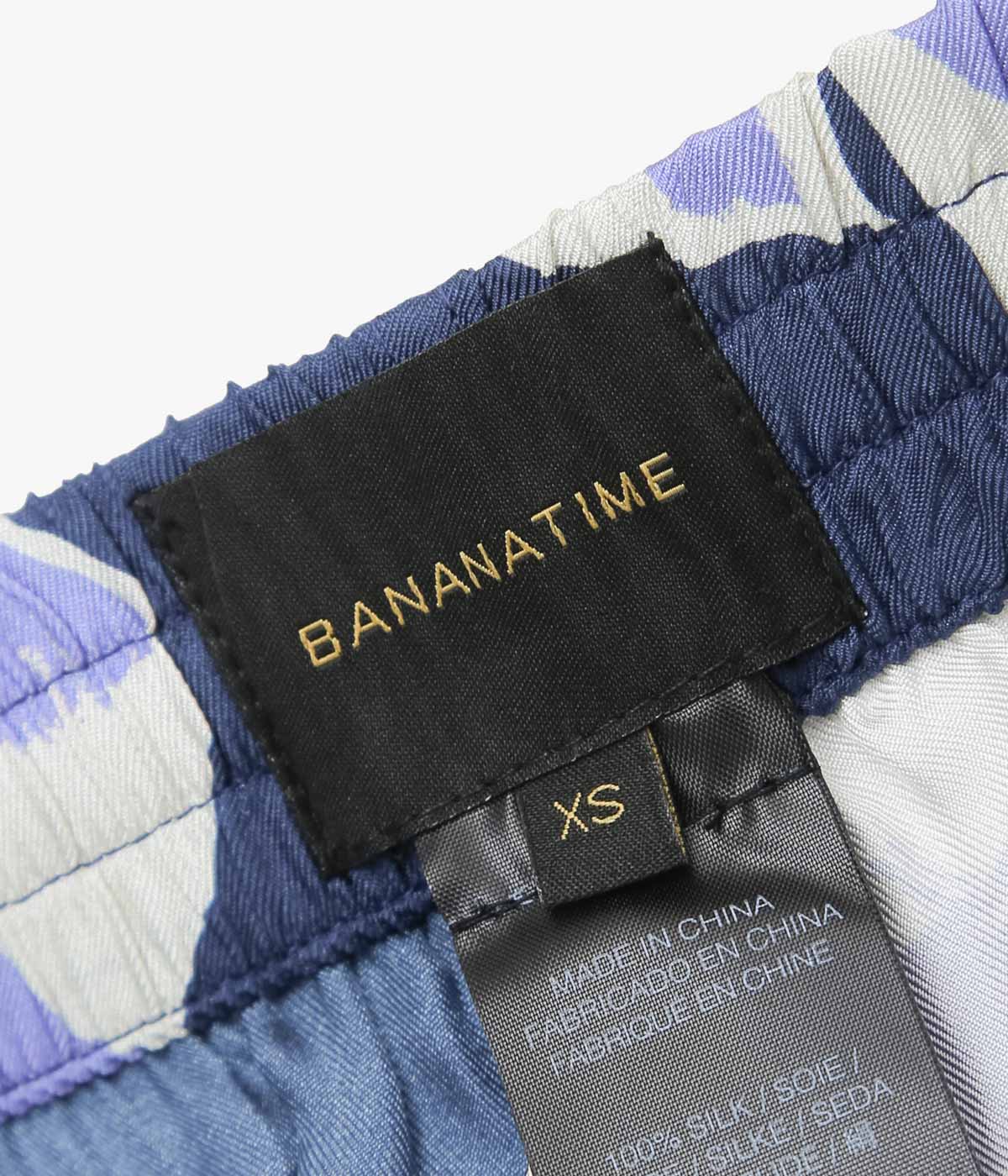 BANANATIME ''EASY PANT'' (PAPER CUTS NAVY LILAC)