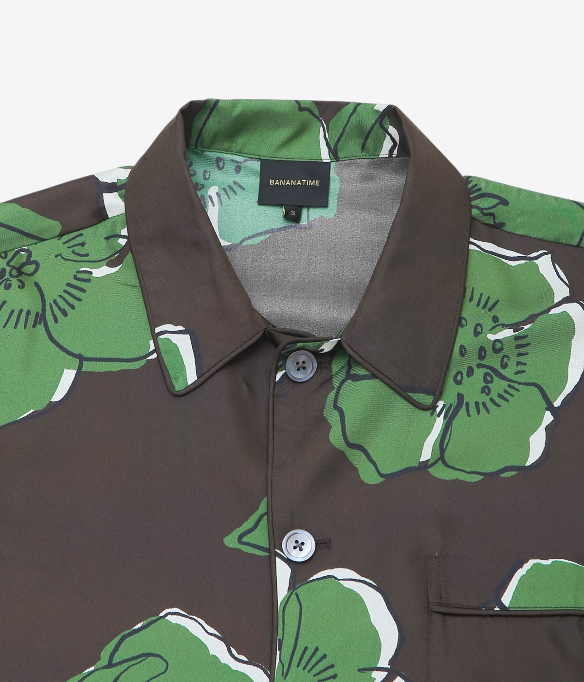 BANANATIME ''PJ 2 SHIRT'' ( WINTER ROSE CHOCOLATE)
