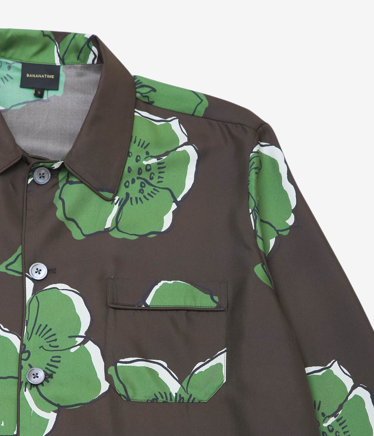 BANANATIME ''PJ 2 SHIRT'' ( WINTER ROSE CHOCOLATE)