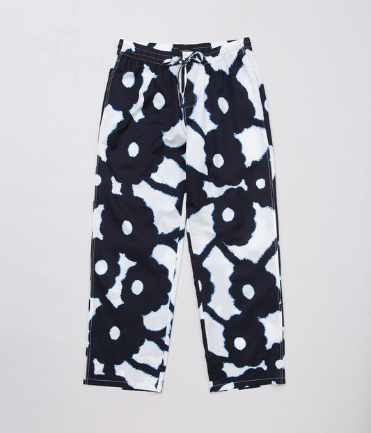 BANANATIME ''RELAX 2 PANT''(BLEEDING FLOWERS ECRUBLACK)