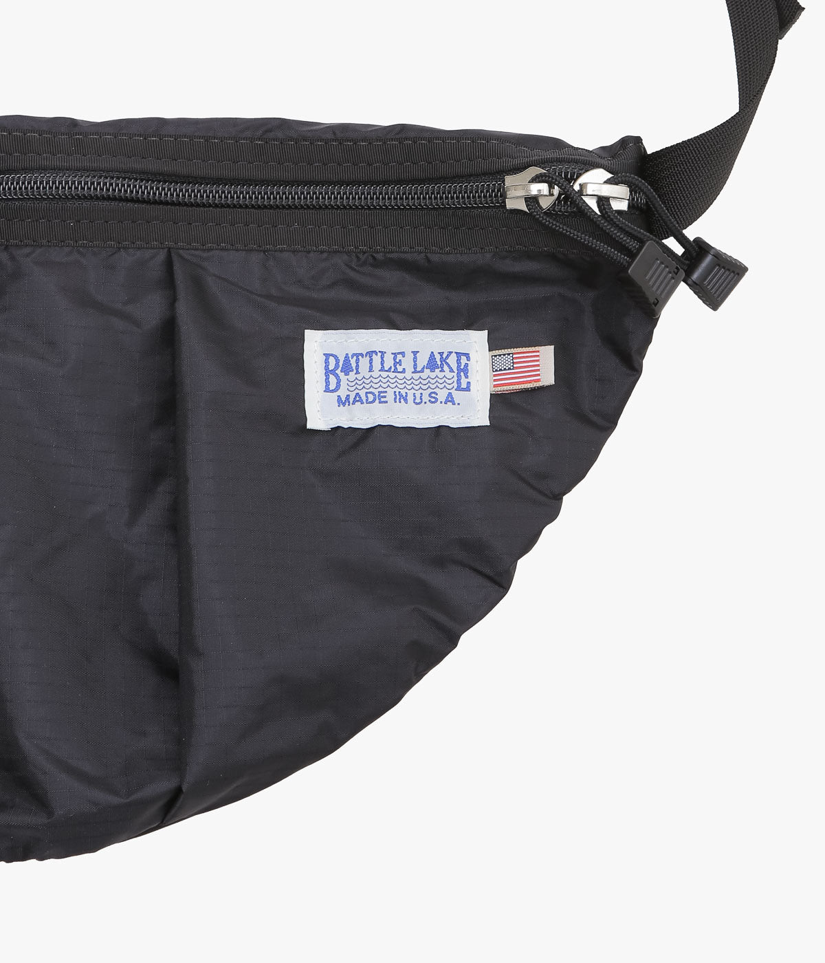 BATTLE LAKE ''BANANA SHOULDER(RIPSTOP)'' (BLACK)
