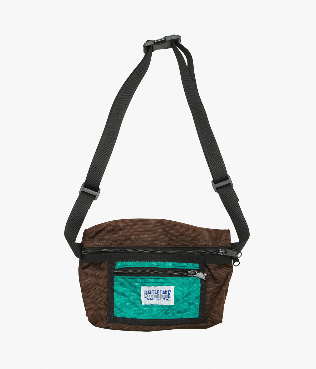 BATTLE LAKE ''CLARRISA FUNNY(PACK CLOTH)'' (BROWN/TURQUOISE)