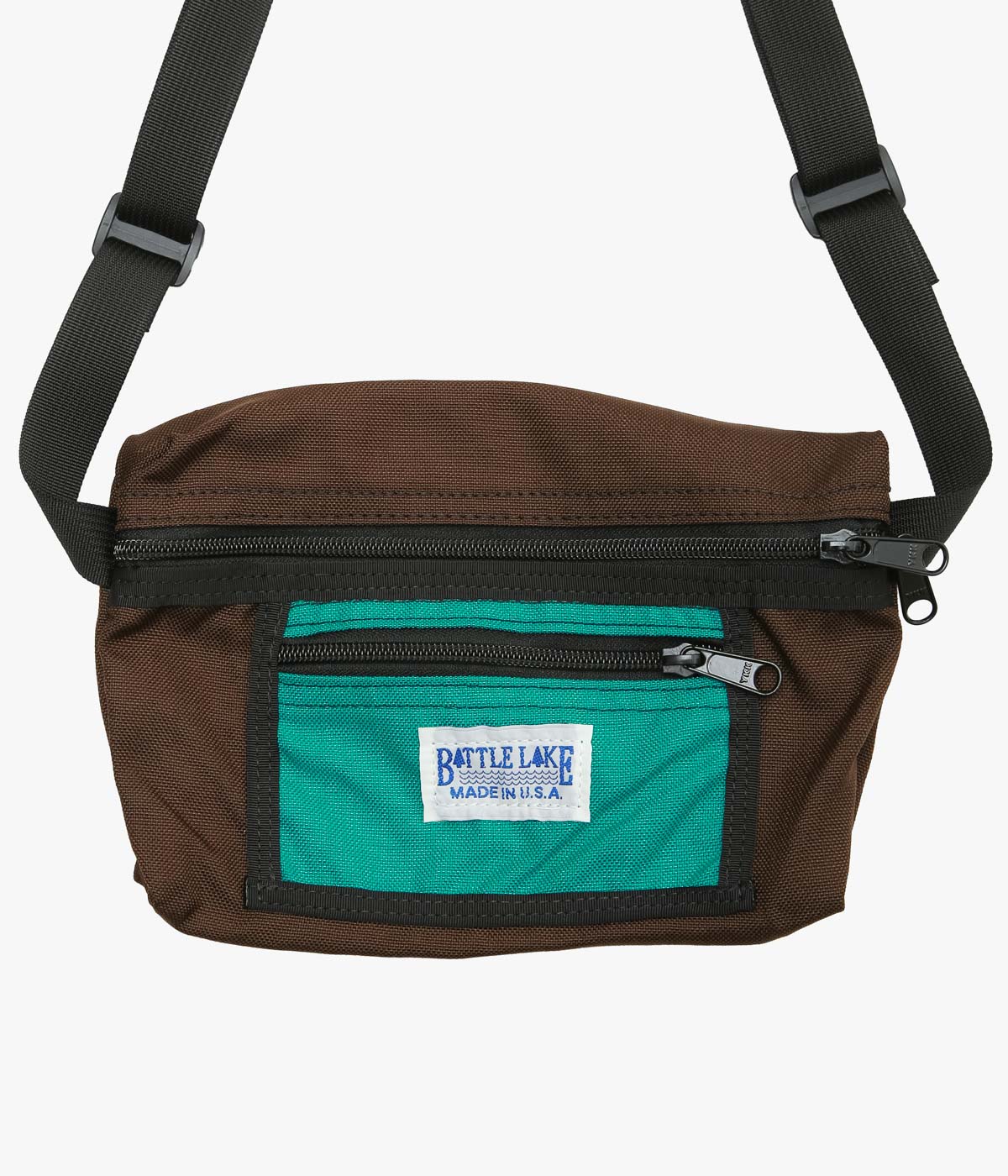 BATTLE LAKE ''CLARRISA FUNNY(PACK CLOTH)'' (BROWN/TURQUOISE)