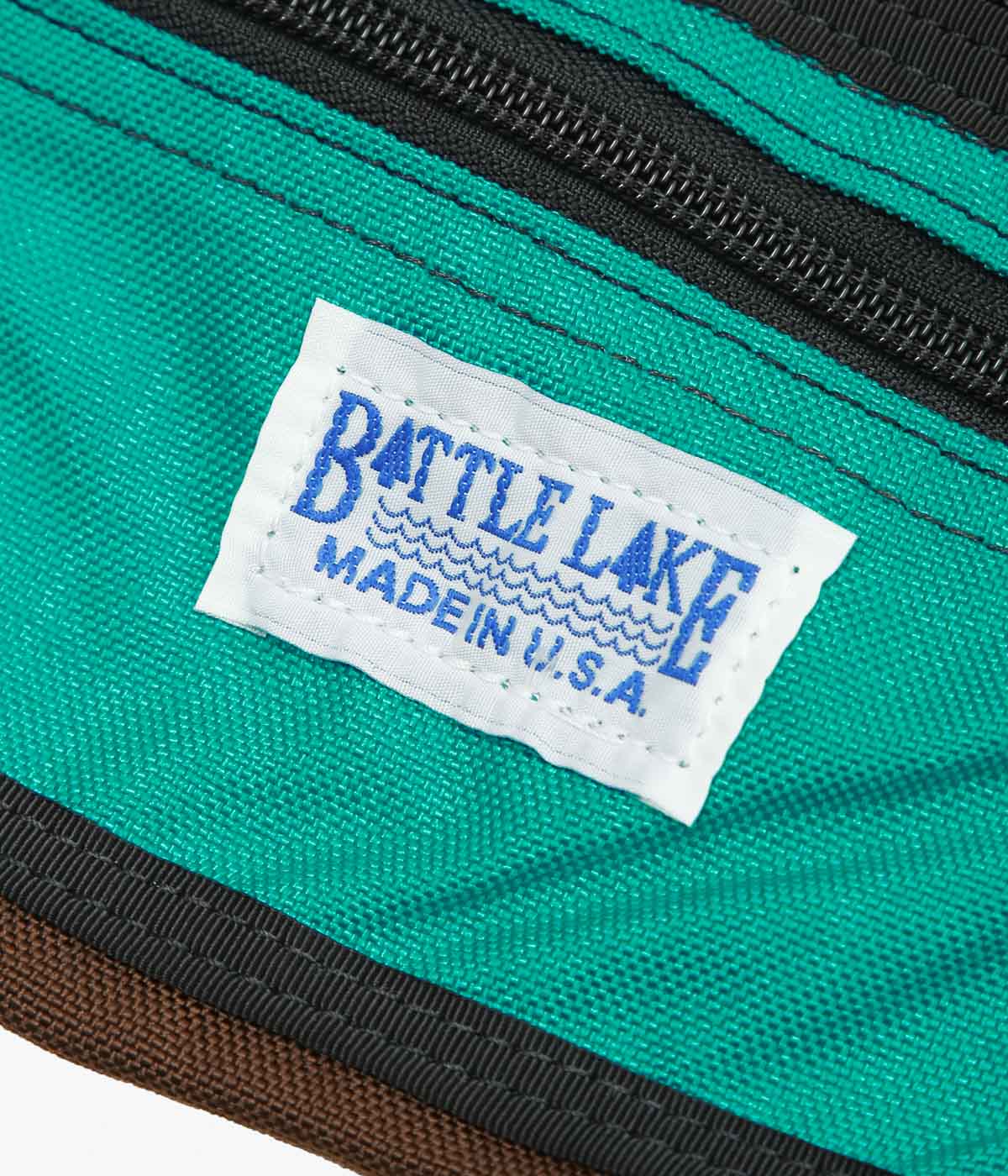 BATTLE LAKE ''CLARRISA FUNNY(PACK CLOTH)'' (BROWN/TURQUOISE)