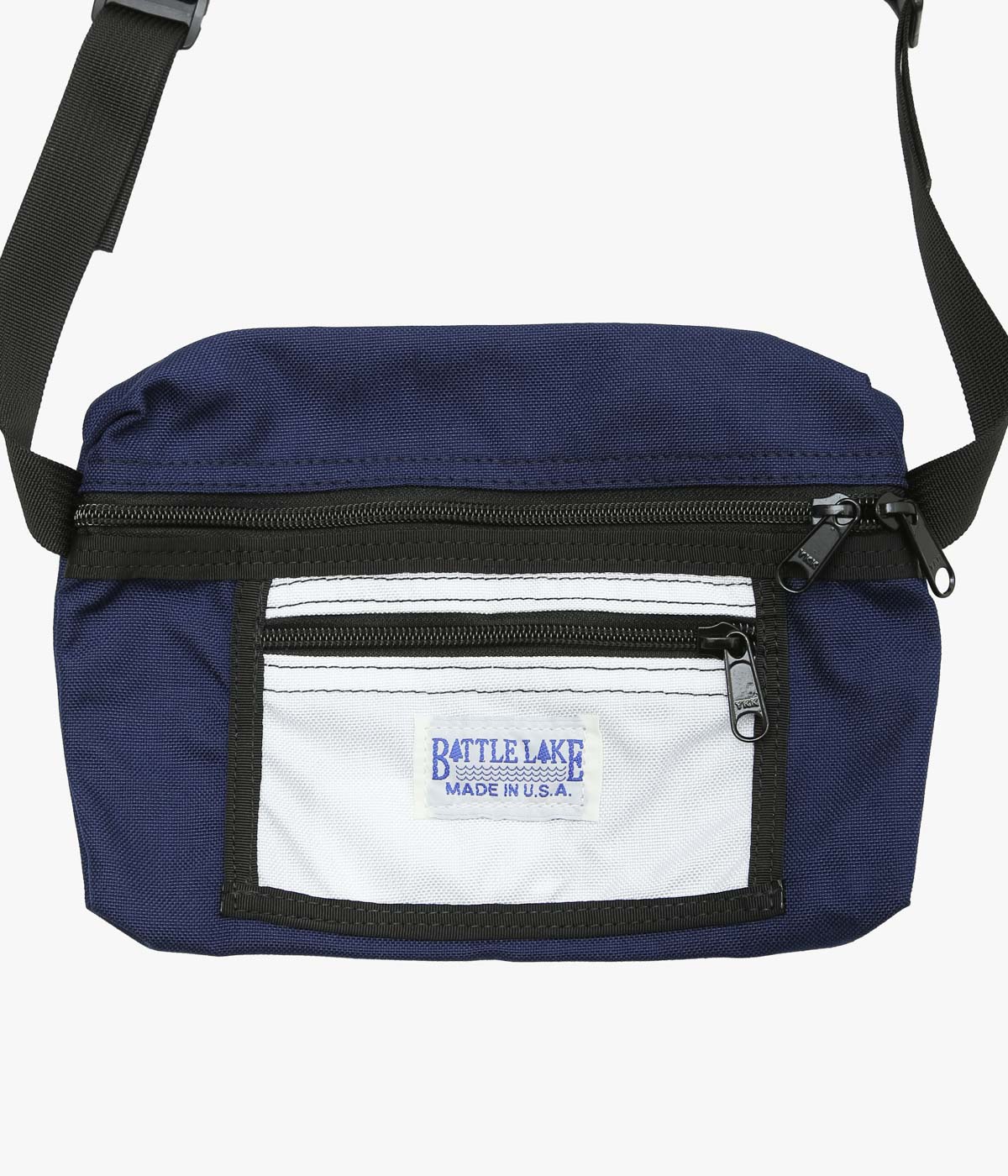 BATTLE LAKE ''CLARRISA FUNNY(PACK CLOTH)'' (NAVY/WHITE)