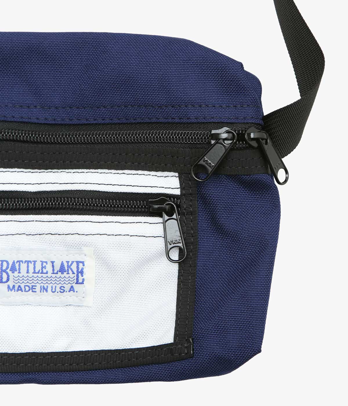 BATTLE LAKE ''CLARRISA FUNNY(PACK CLOTH)'' (NAVY/WHITE)
