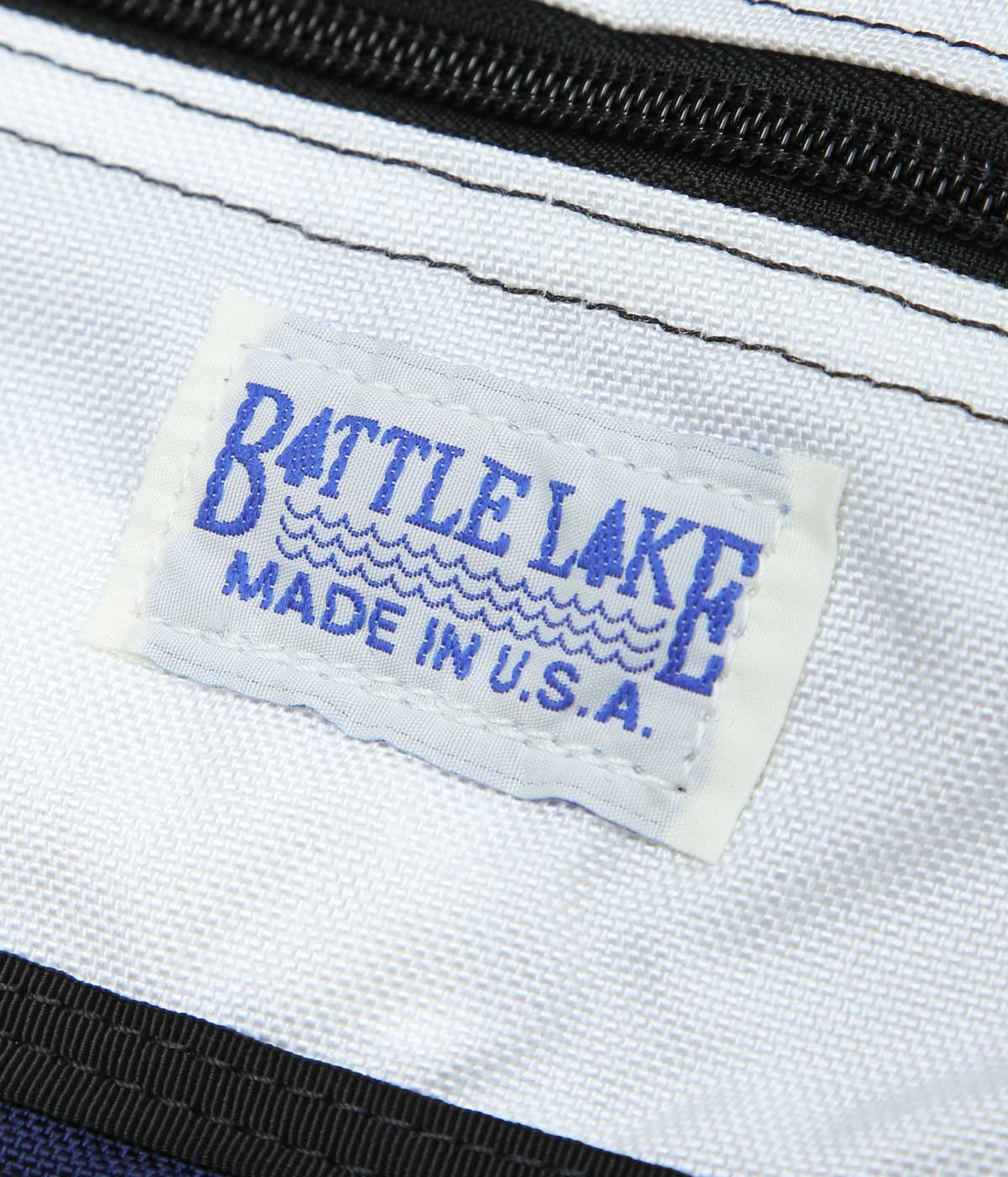 BATTLE LAKE ''CLARRISA FUNNY(PACK CLOTH)'' (NAVY/WHITE)