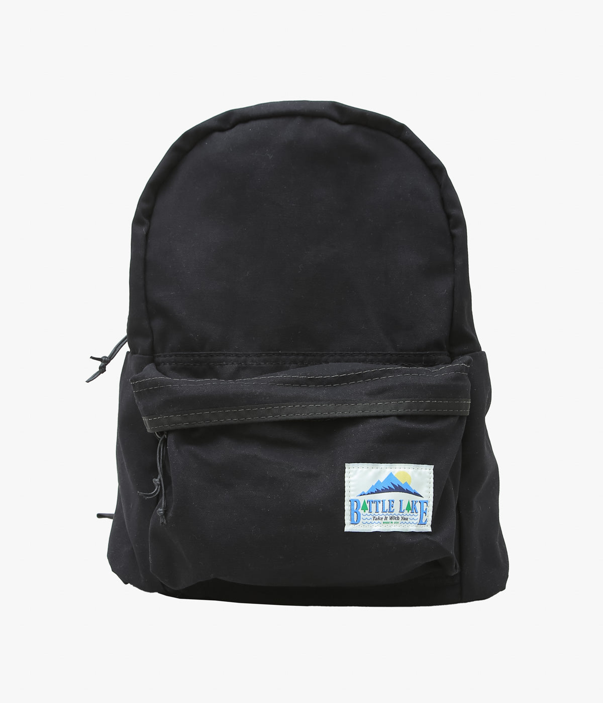 BATTLE LAKE ''RAINBOW DAYPACK(CANVAS)'' (BLACK)