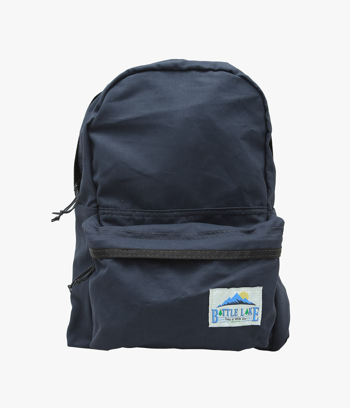 BATTLE LAKE ''RAINBOW DAYPACK(CANVAS)'' (NAVY)