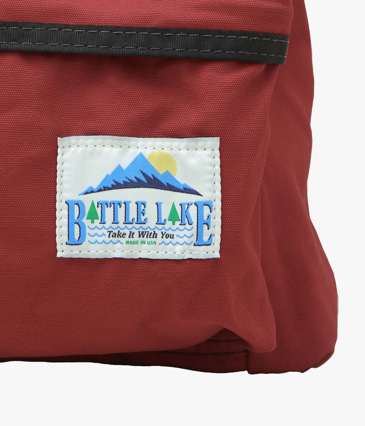 BATTLE LAKE ''RAINBOW DAYPACK(CANVAS)'' (SIERRA RED)