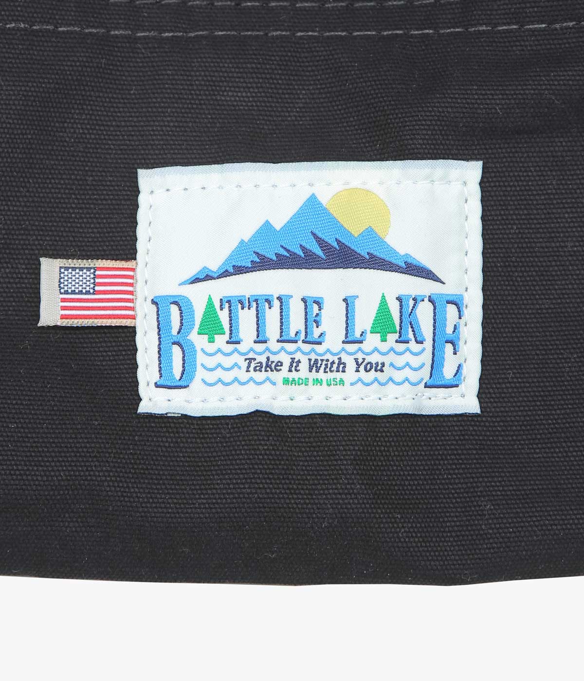 BATTLE LAKE ''RAINBOW FUNNY(CANVAS)'' (BLACK)