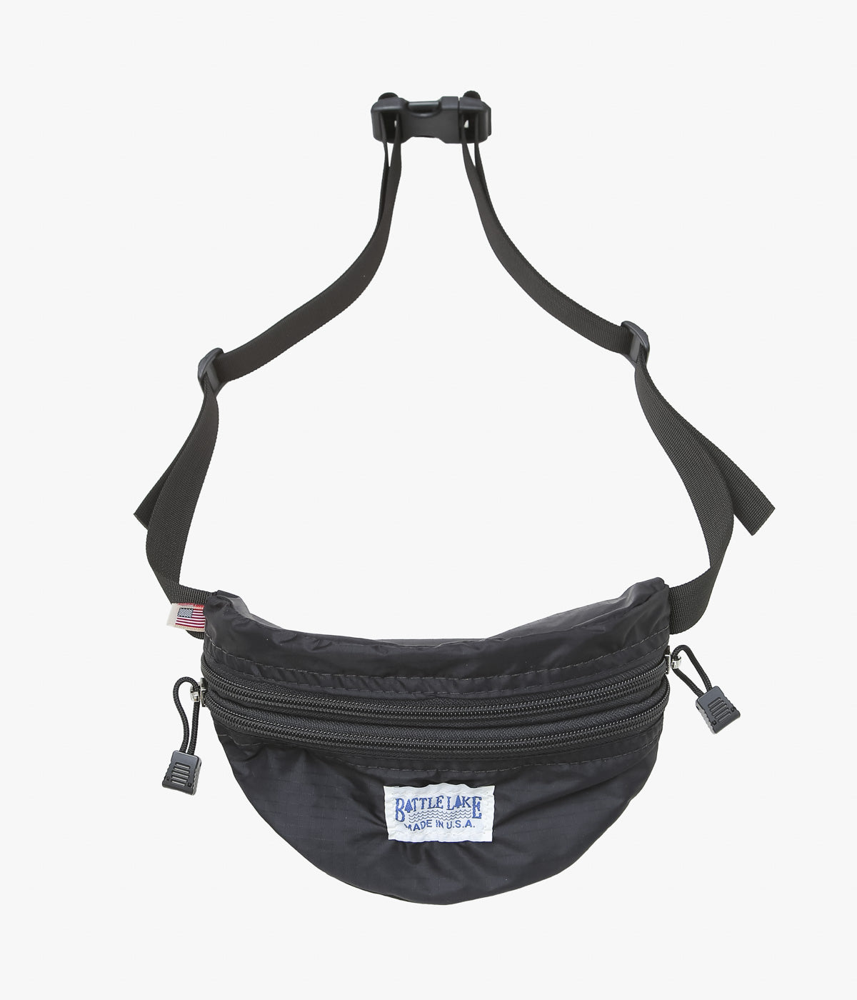 BATTLE LAKE ''WAIST POUCH(RIPSTOP)'' (BLACK)