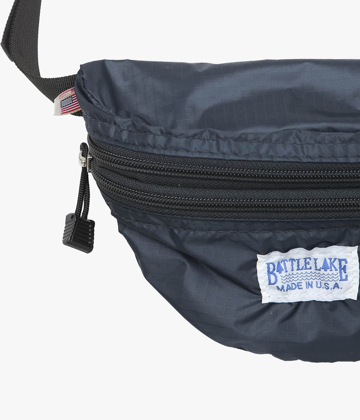 BATTLE LAKE ''WAIST POUCH(RIPSTOP)'' (NAVY)