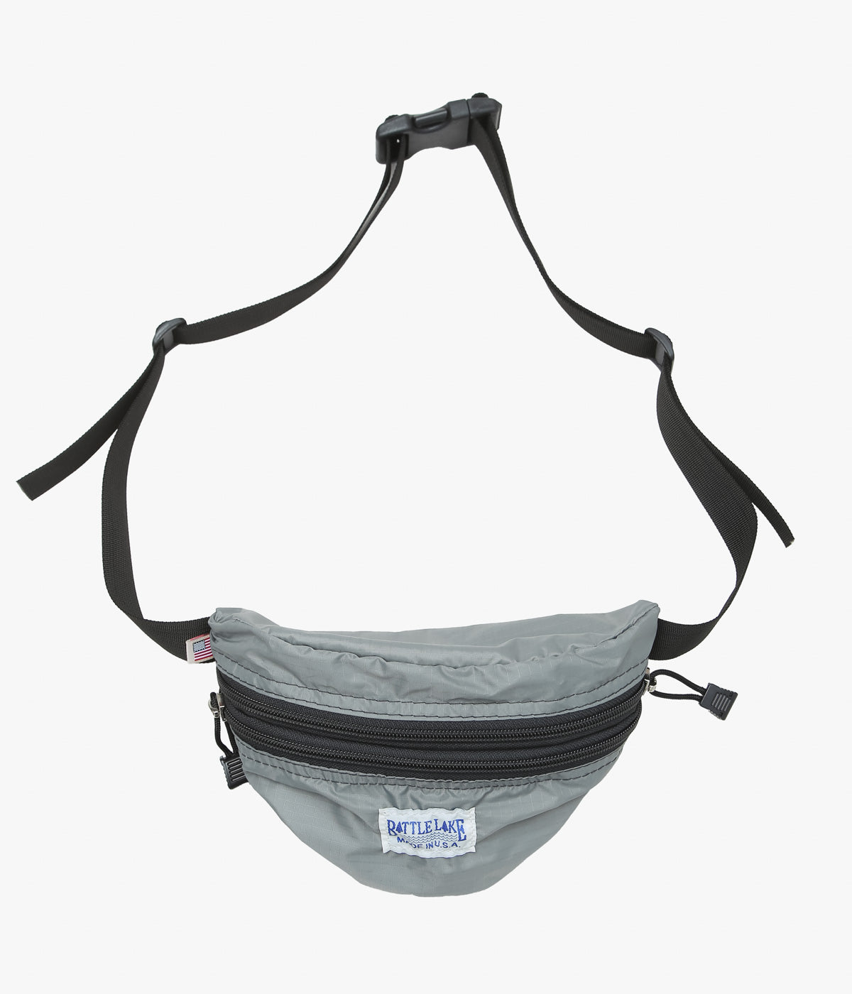 BATTLE LAKE ''WAIST POUCH(RIPSTOP)'' (SILVER)