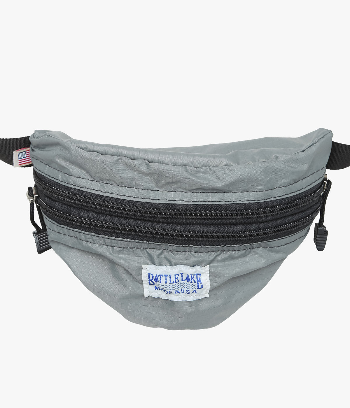 BATTLE LAKE ''WAIST POUCH(RIPSTOP)'' (SILVER)