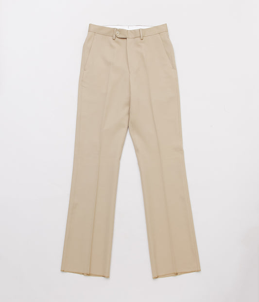 BIBOJA ''FLARE NO PLEATS (9004/GARBADINE)'' (BEIGE)