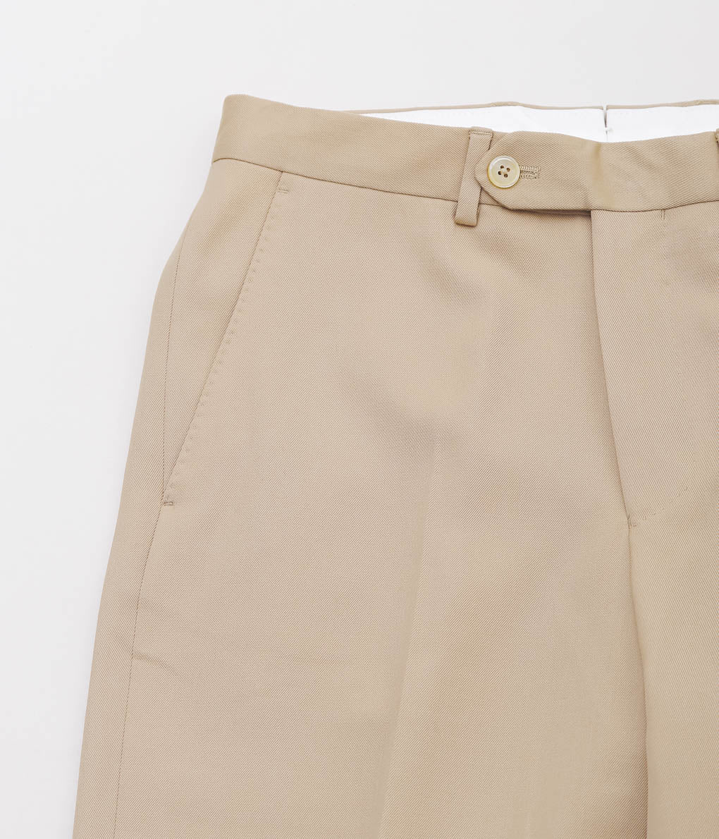 BIBOJA ''FLARE NO PLEATS (9004/GARBADINE)'' (BEIGE)