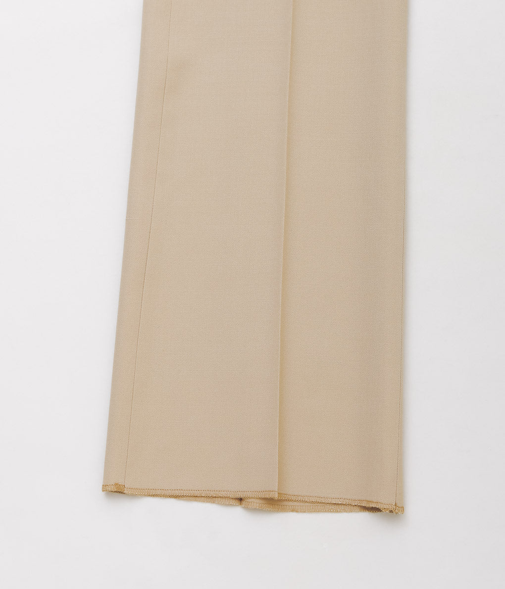 BIBOJA ''FLARE NO PLEATS (9004/GARBADINE)'' (BEIGE)