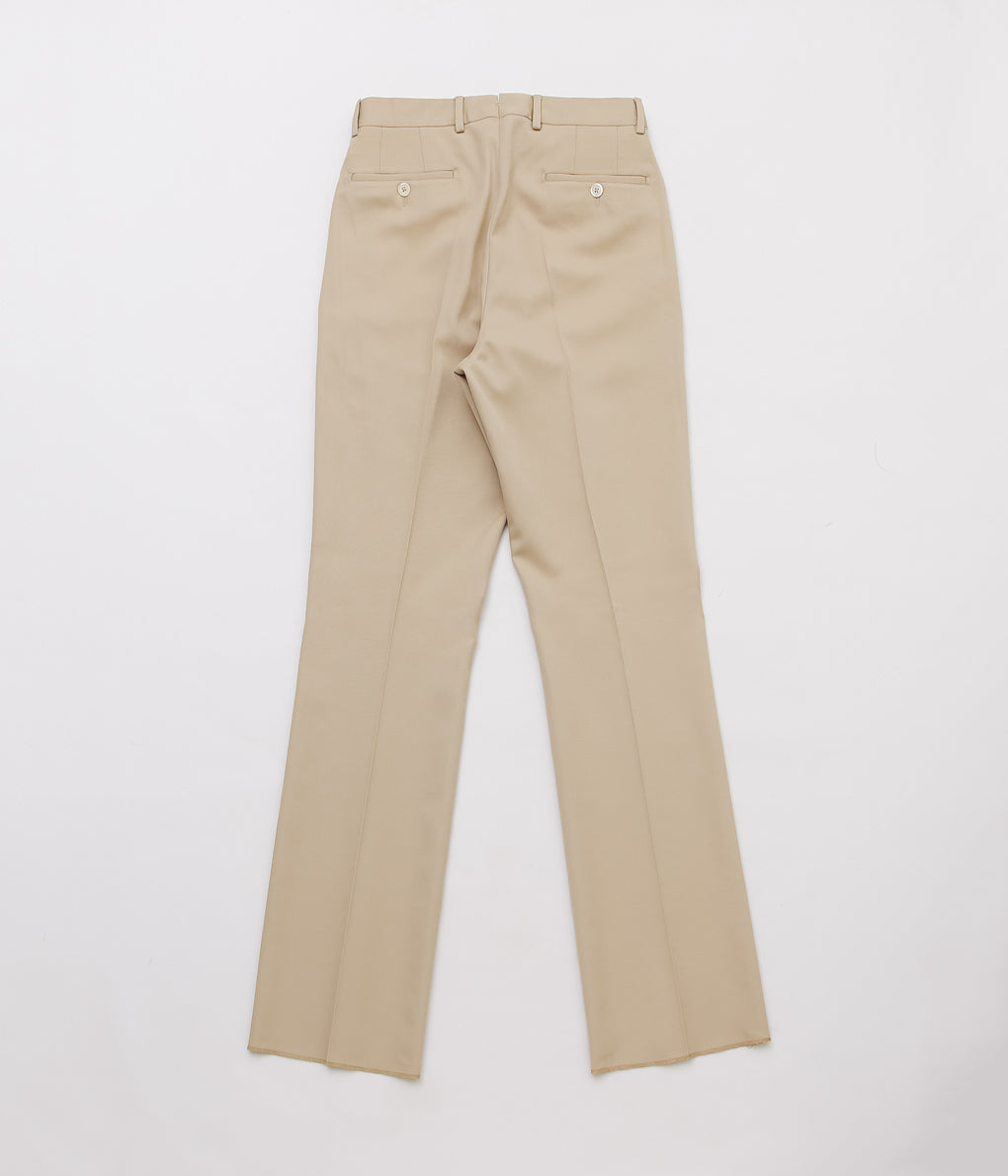 BIBOJA ''FLARE NO PLEATS (9004/GARBADINE)'' (BEIGE)