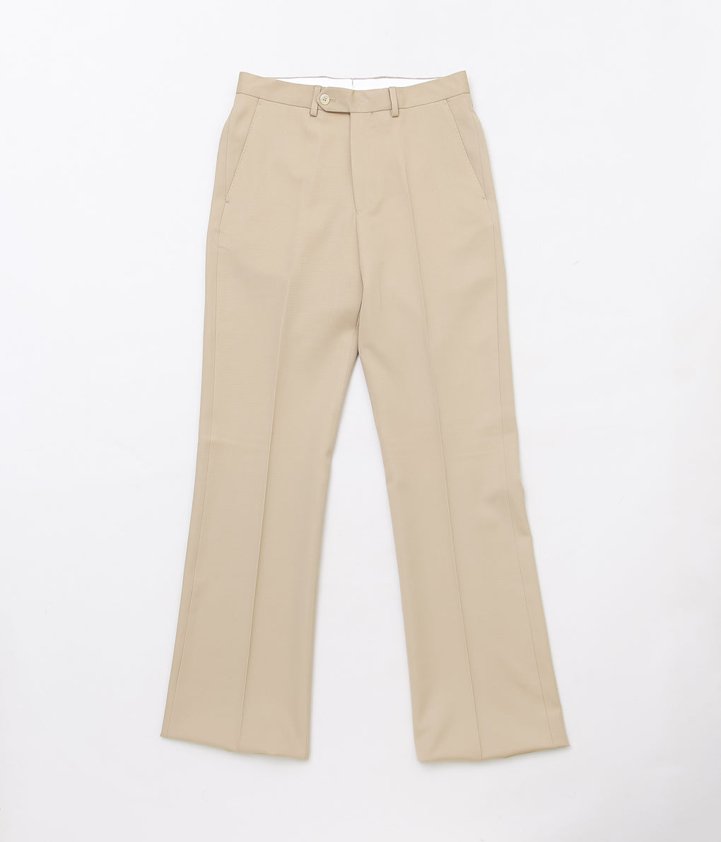 BIBOJA ''FLARE NO PLEATS (9004/GARBADINE)'' (BEIGE)