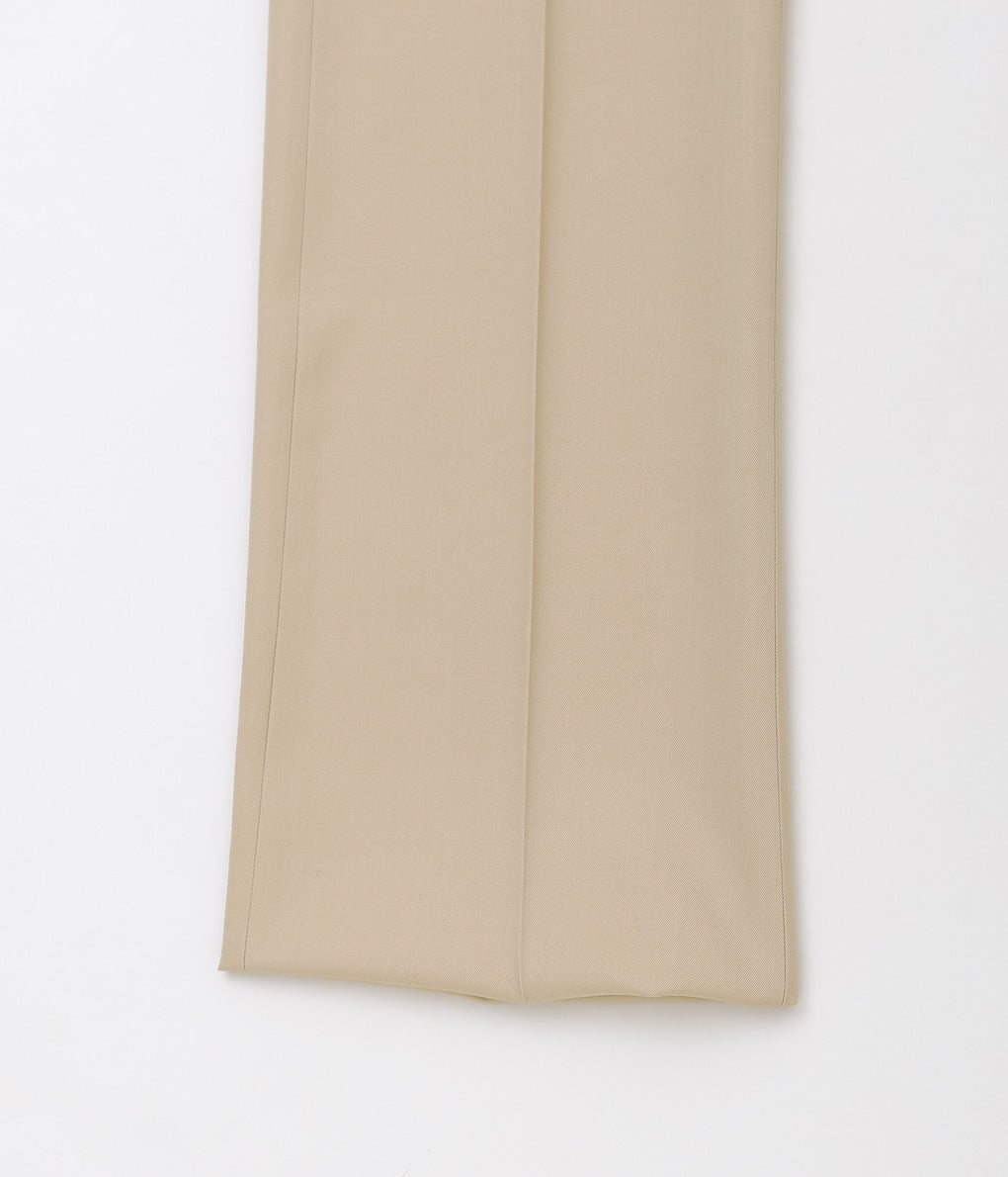 BIBOJA ''FLARE NO PLEATS (9004/GARBADINE)'' (BEIGE)