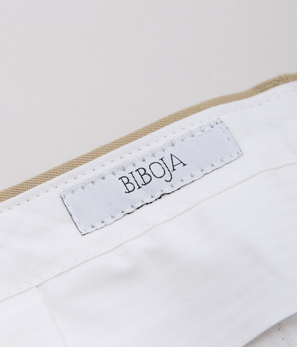 BIBOJA ''FLARE NO PLEATS (9004/GARBADINE)'' (BEIGE)