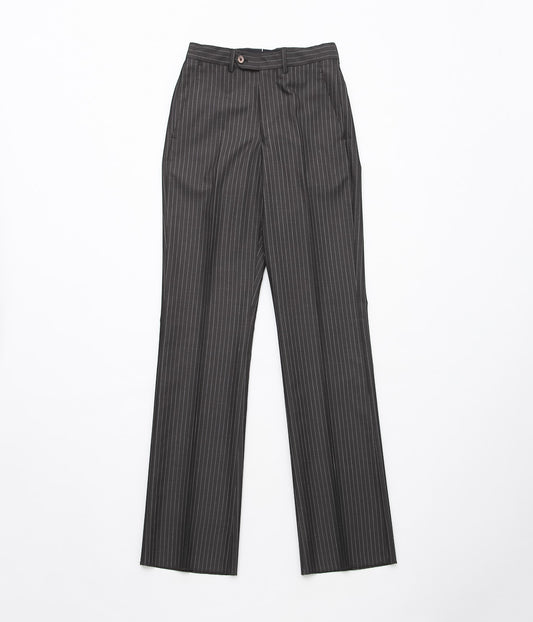 BIBOJA ''FLARE NO PLEATS (4002/STRIPE)'' (D.BROWN)