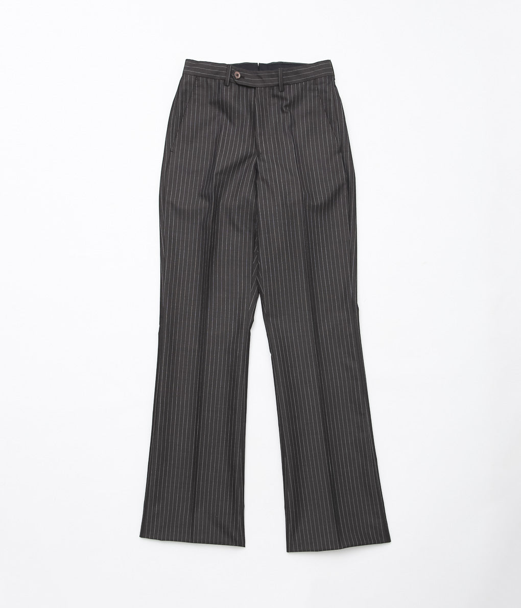 BIBOJA ''FLARE NO PLEATS (4002/STRIPE)'' (D.BROWN)