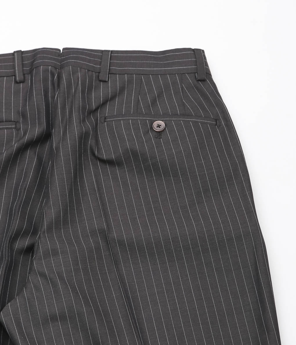 BIBOJA ''FLARE NO PLEATS (4002/STRIPE)'' (D.BROWN)