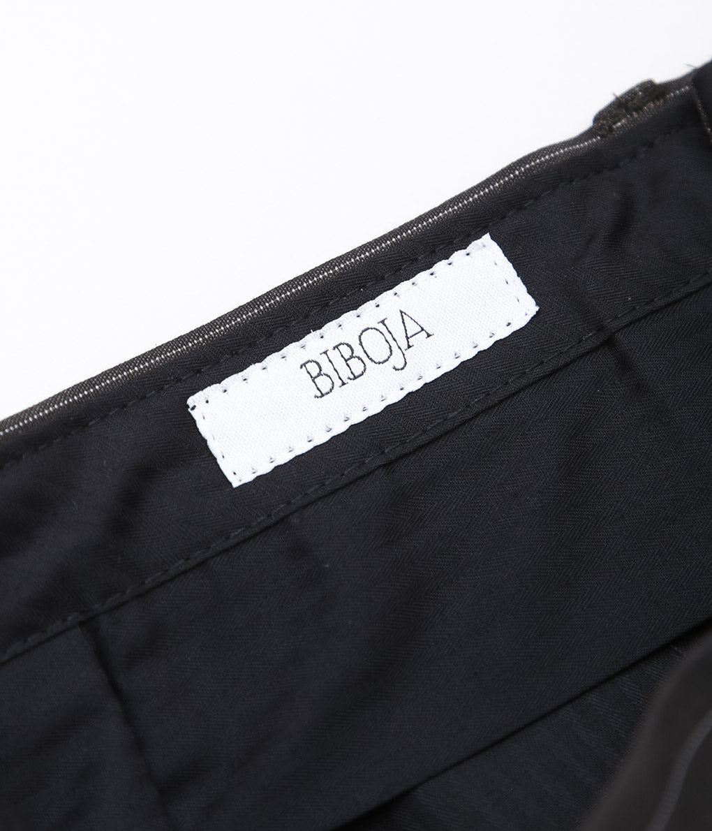 BIBOJA ''FLARE NO PLEATS (4002/STRIPE)'' (D.BROWN)