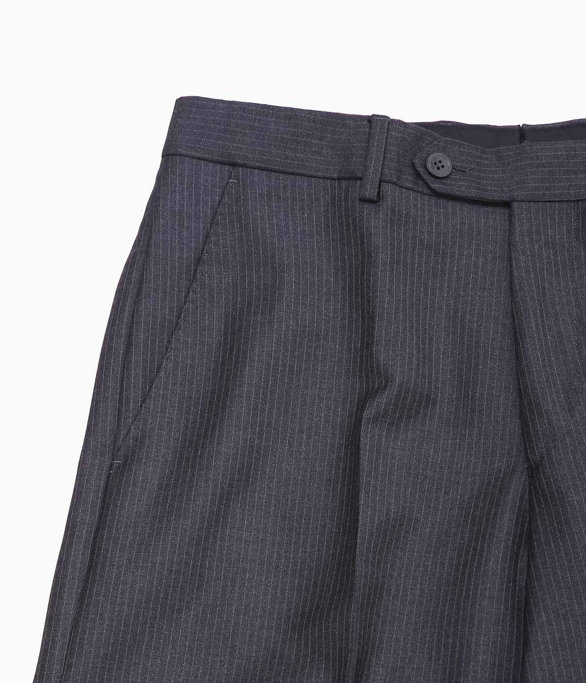 BIBOJA ''HIGH STRAIGHT BAGGY NO PLEATS'' (C.GRAY)