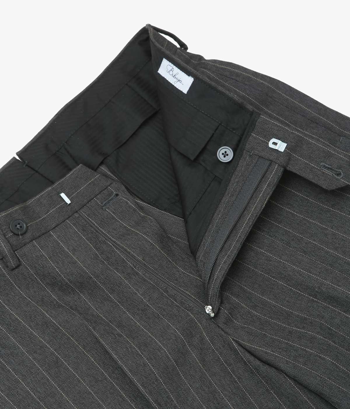 BIBOJA ''HIGH WAIST BAGGY'' (GRAY STRIPE)