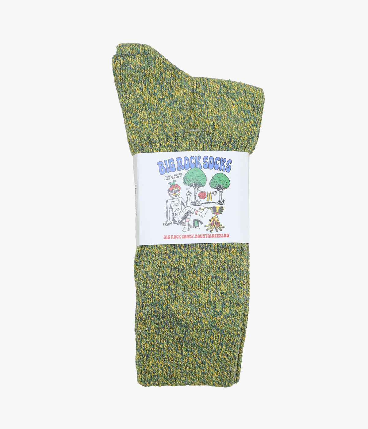 BIG ROCK CANDY MOUNTAINEERING ''BIG ROCK SOCKS'' (LEMON LIME)