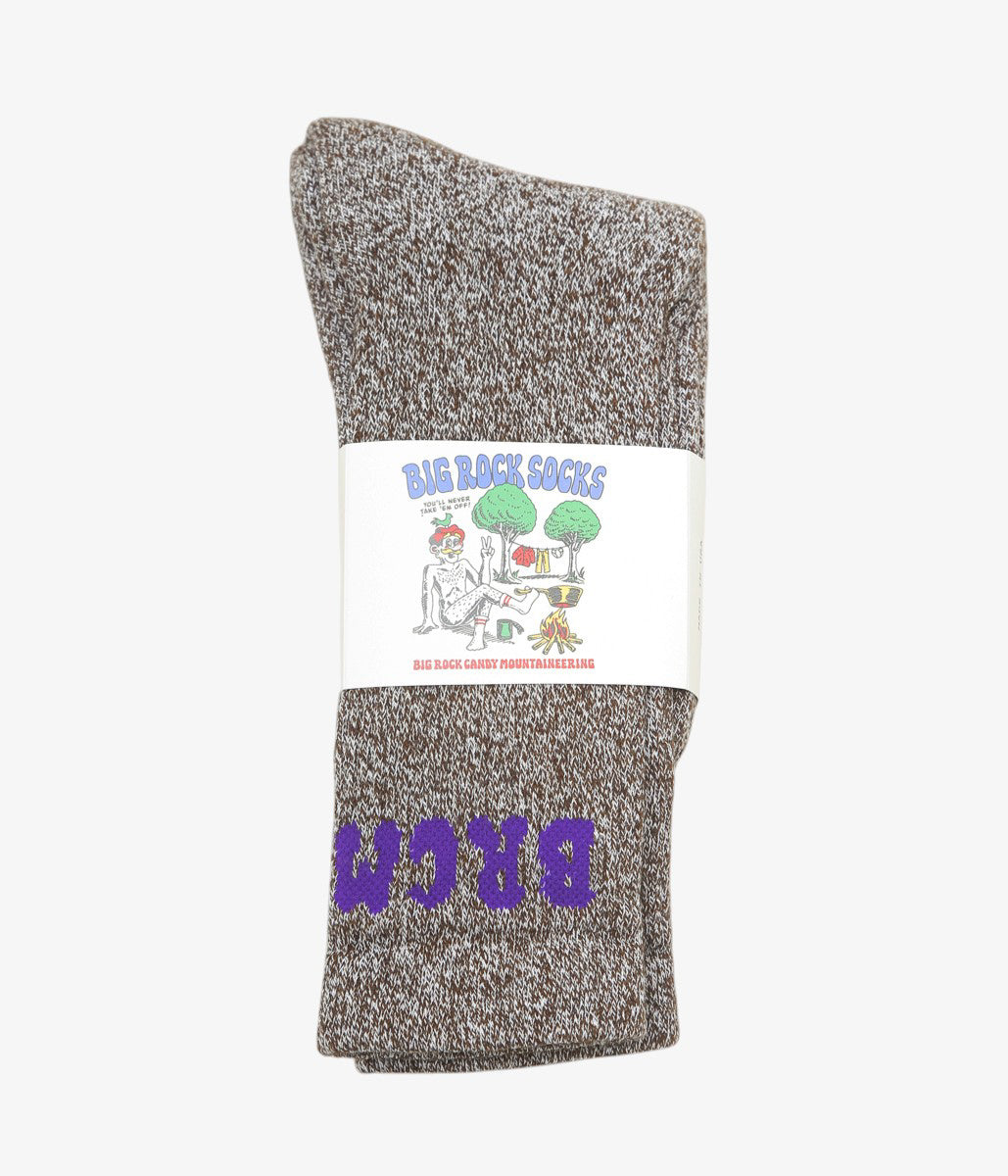 BIG ROCK CANDY  MOUNTAINEERING ''BIG ROCK WOOL SOCK'' (CINNAMON SUGAR)