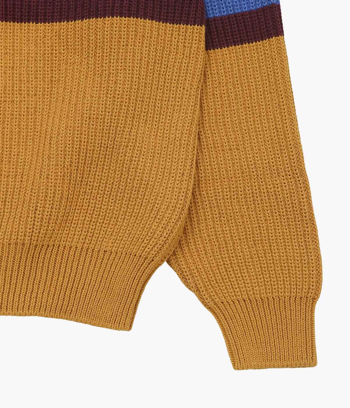BIG ROCK CANDY MOUNTAINEERING ''CAMP 4 SWEATER'' (GRAHAM CRACKER STRIPE)
