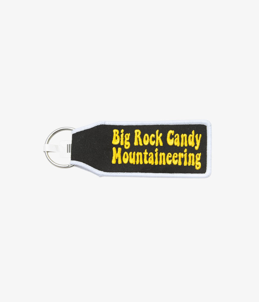 BIG ROCK CANDY  MOUNTAINEERING ''CORE PATCH KEYCHAIN'' (BLACK RICORICE)