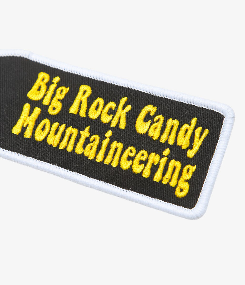 BIG ROCK CANDY  MOUNTAINEERING ''CORE PATCH KEYCHAIN'' (BLACK RICORICE)