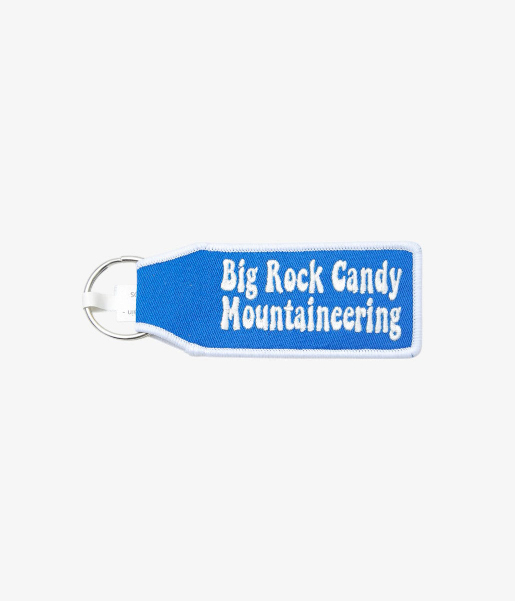 BIG ROCK CANDY  MOUNTAINEERING ''CORE PATCH KEYCHAIN'' (BLUEBERRY)