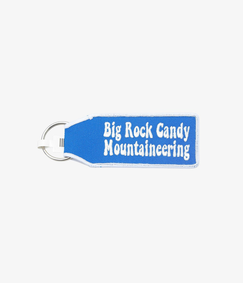 BIG ROCK CANDY  MOUNTAINEERING ''CORE PATCH KEYCHAIN'' (BLUEBERRY)