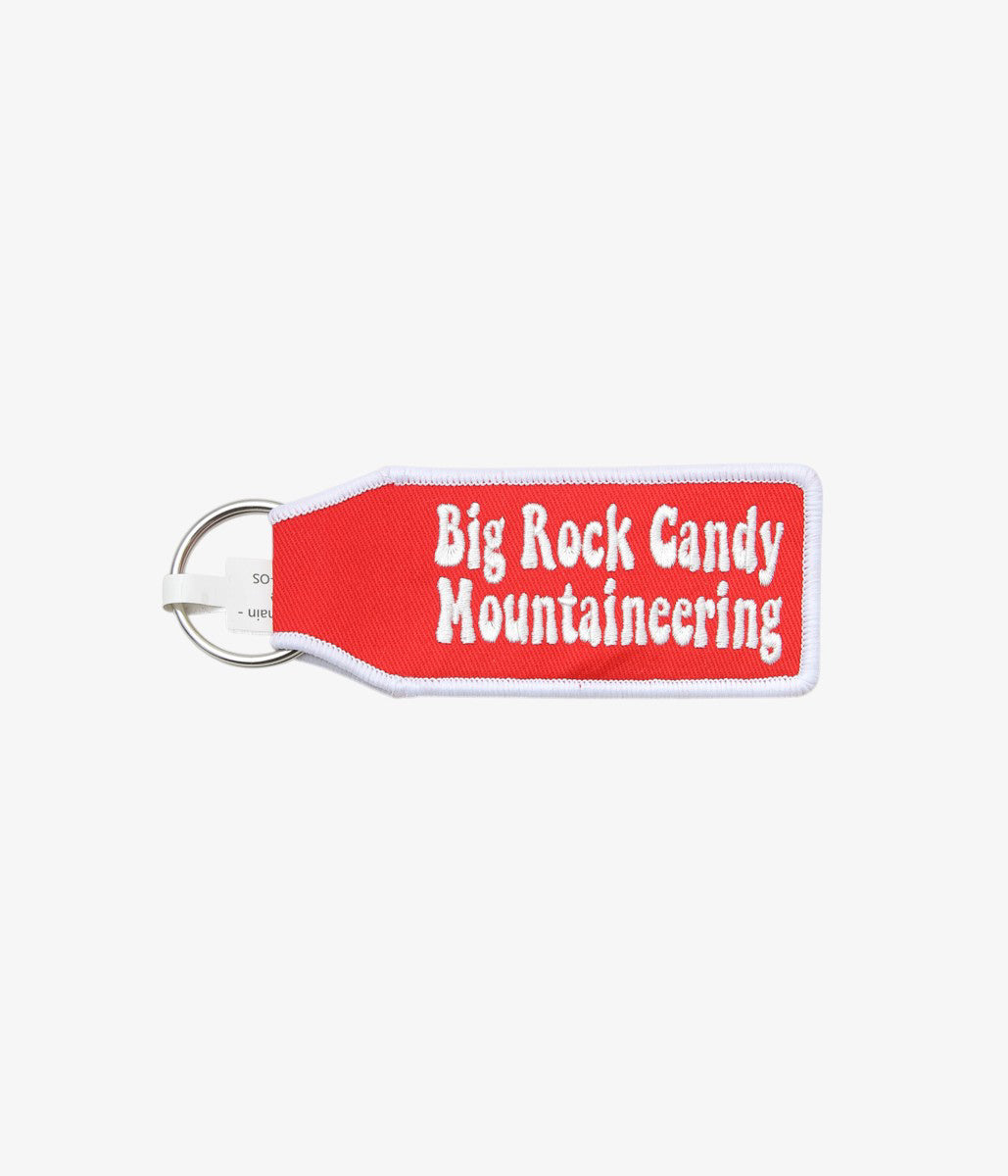 BIG ROCK CANDY  MOUNTAINEERING ''CORE PATCH KEYCHAIN'' (CANDY CANE)