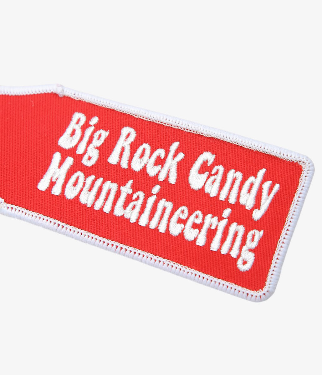 BIG ROCK CANDY  MOUNTAINEERING ''CORE PATCH KEYCHAIN'' (CANDY CANE)