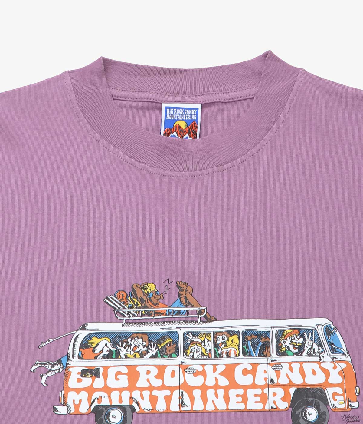 BIG ROCK CANDY MOUNTAINEERING ''RAMBLIN' VAN TEE'' (HUCKLEBERRY)