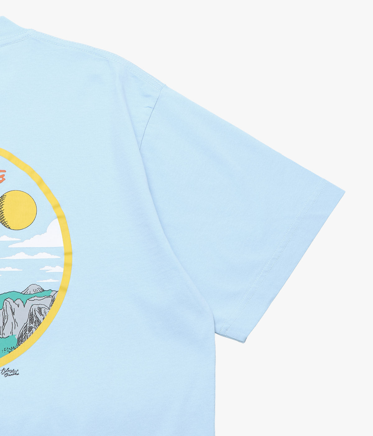 BIG ROCK CANDY MOUNTAINEERING "SOUVENIR TEE" (BLUE MINT)