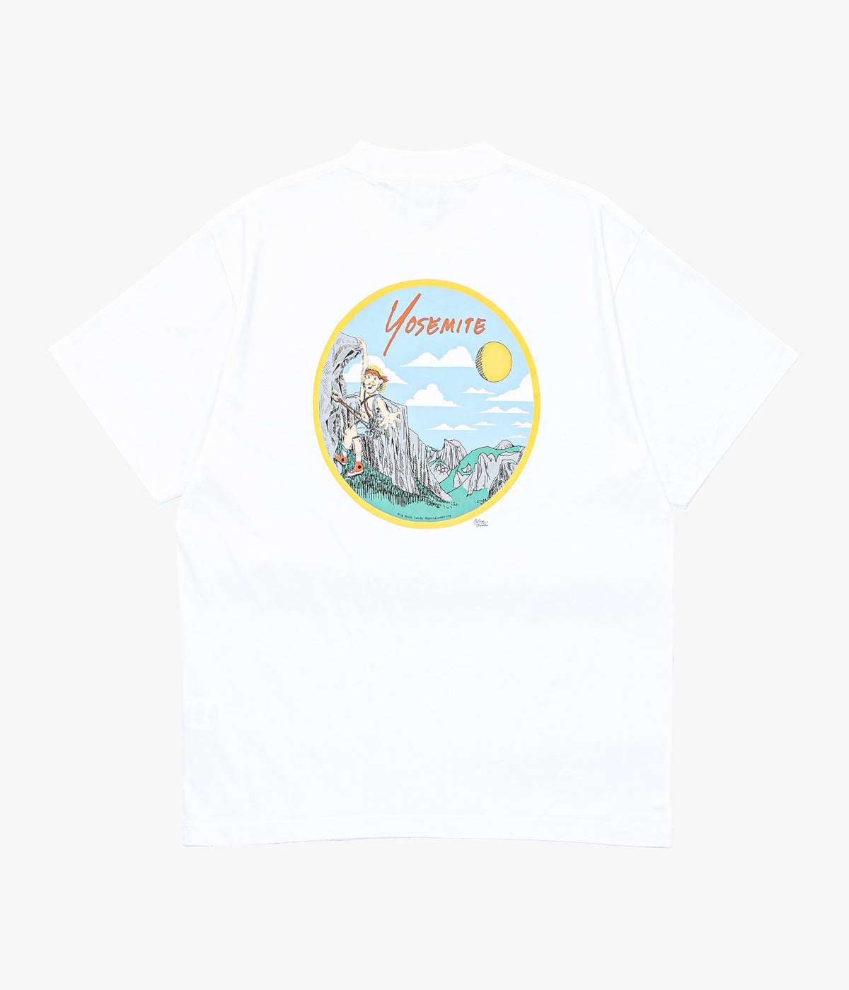 BIG ROCK CANDY MOUNTAINEERING "SOUVENIR TEE" (MILK)
