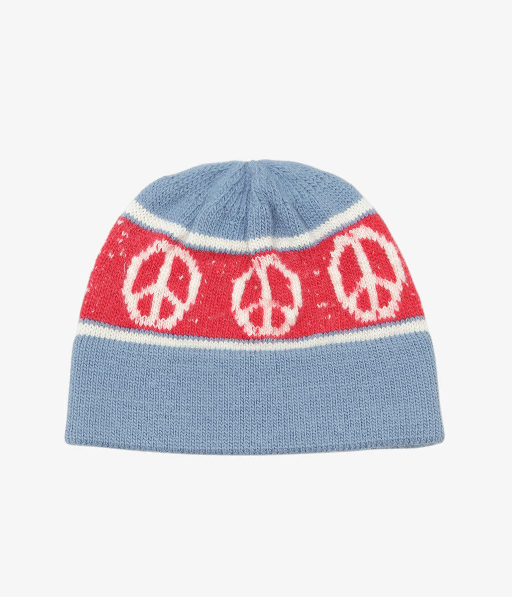 BIG ROCK CANDY  MOUNTAINEERING ''STOWE PEACE BEANIE'' (BLUE FROST)