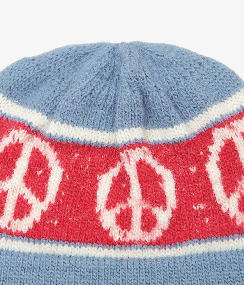 BIG ROCK CANDY  MOUNTAINEERING ''STOWE PEACE BEANIE'' (BLUE FROST)