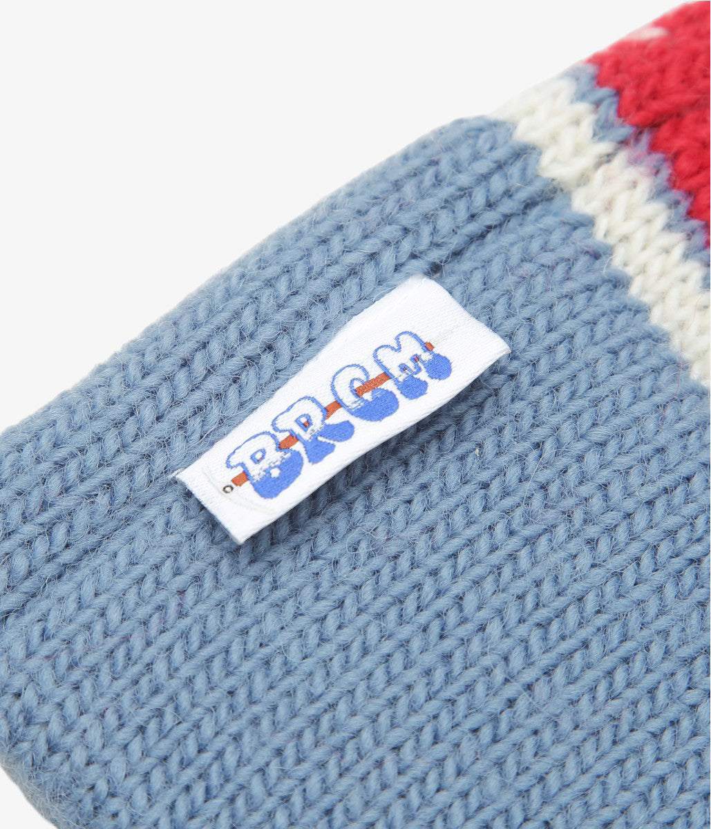 BIG ROCK CANDY  MOUNTAINEERING ''STOWE PEACE BEANIE'' (BLUE FROST)