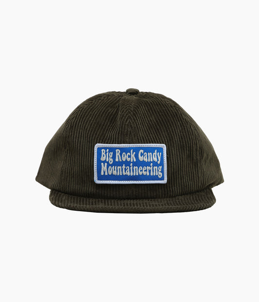 BIG ROCK CANDY MOUNTAINEERING ''TRUCKIN' CORDUROY HAT'' (CHOCOLATE)
